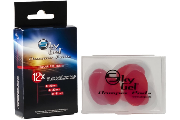 Damper Pads SkyGel Fire Red SG12FR Damper Pads SkyGel Fire Red SG12FR